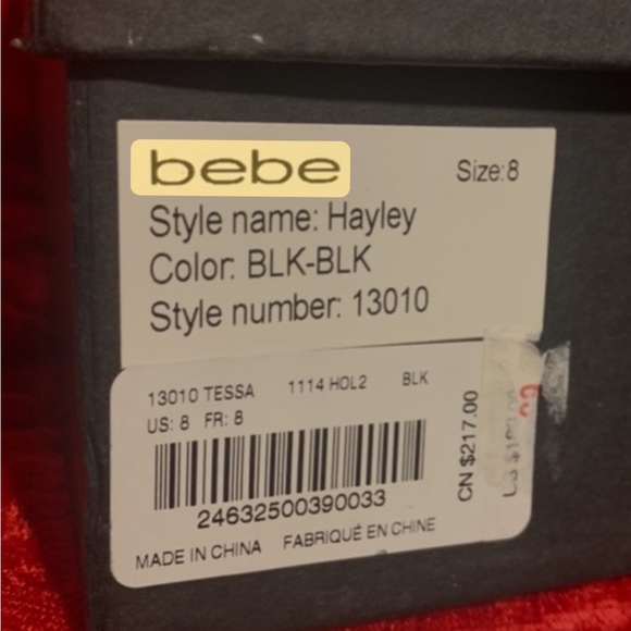 Bebe over the knee stiletto boots with gold details - Picture 3 of 4